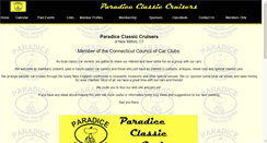 Desktop Screenshot of paradiceclassiccruisers.org