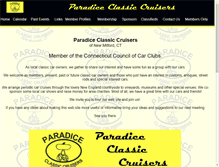 Tablet Screenshot of paradiceclassiccruisers.org